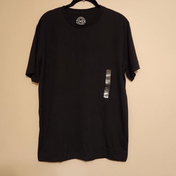 NWT Men's Short Sleeve Crew Neck Shirt Black - Picture 1 of 2